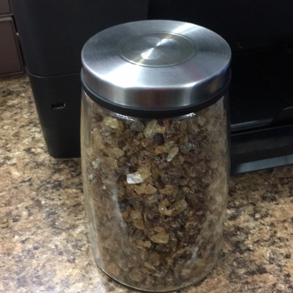 Teavana Rock Sugar 3 lbs in a Teavana glass Jar - Picture 3 of 4